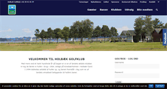 Desktop Screenshot of holbakgolfklub.dk
